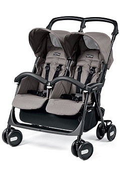 Коляска для двойни Peg Perego Aria Shopper Twin (Mod Beige витринный образец)