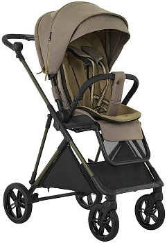 Прогулочная коляска PITUSO CARBON RX (Tuareg Beige/рама carbon gold)