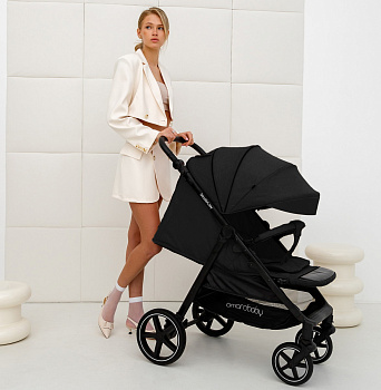 (Не использовать) Прогулочная коляска Amarobaby Strollin'Joy (черный)