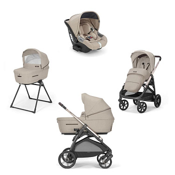 (не использовать)Коляска 3 в 1 Inglesina Aptica с подставкой под люльку Stand Up New (Pashmina Beige)