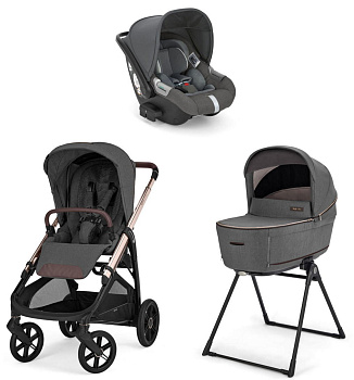 Коляска 3 в 1 Inglesina Aptica (Darwin I-Size) (Velvet Grey 2025)