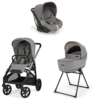 Коляска 3 в 1 Inglesina Aptica (Darwin I-Size) (Platinum Grey 2025)