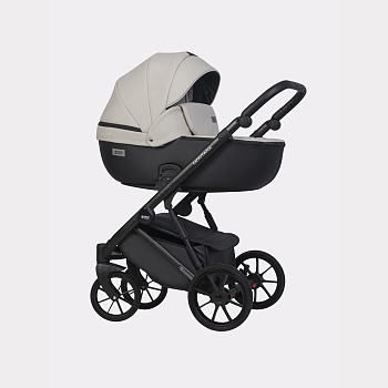 Коляска 2 в 1 RIKO BASIC MONTANA ECCO (31 Light Silver-Black (св.серый-черный))
