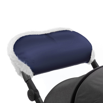 Муфта для рук на коляску Esspero Soft Fur (Navy)