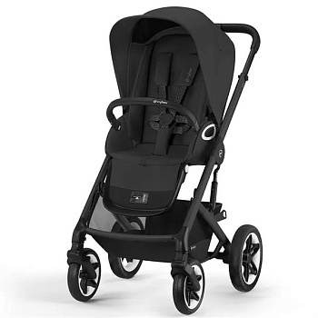 Прогулочная коляска Cybex Talos S Lux BLK (Moon Black с дождевиком)