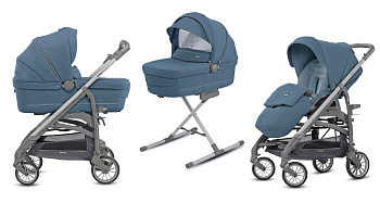 Коляска 2 в 1 Inglesina Trilogy System (Arctic Blue/City Slate)