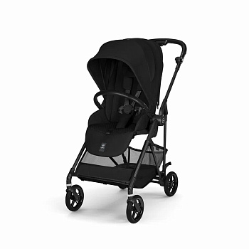 Прогулочная коляска Cybex Melio Carbon (Magic Black New с дождевиком)