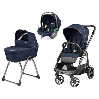 Коляска 3 в 1 Peg Perego Veloce Belvedere Lounge (Blue Shine)