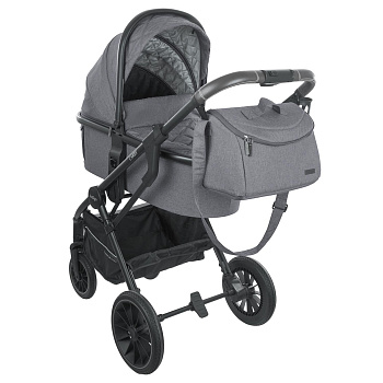Коляска 3 в 1 INDIGO CARRY  (серый)