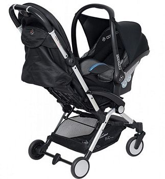 Адаптер для крепления автолюльки Maxi Cosi на коляску Hartan Bit (черный)