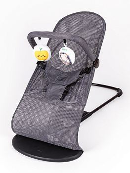 Шезлонг Amarobaby Baby time (Серый)