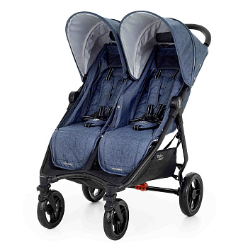 Прогулочная коляска для двойни Valco baby Slim Twin Tailormade (Denim)