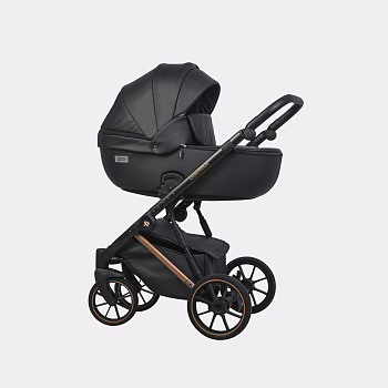 Коляска 2 в 1 RIKO BASIC MONTANA PREMIUM (Copper/12 Black (черный))
