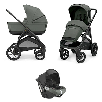 Коляска 3 в 1 Inglesina Aptica XT (Darwin I-Size) (Taiga Green 2025)