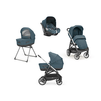 (не использовать)Коляска 3 в 1 Inglesina Aptica System Quattro (Vancouver Blue/Graphite)