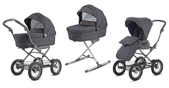 Коляска 2 в 1 Inglesina Sofia Ergobike Slate (Village Denim)