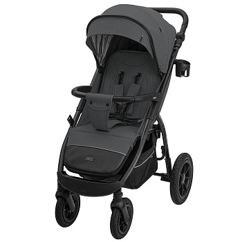 Прогулочная коляска INDIGO EPICA XL AIR с сумкой  (темно-серый)