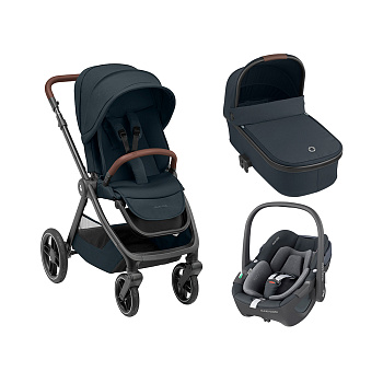 Коляска 3 в 1 Maxi-Cosi Oxford Pebble 360 (Essential Graphite)