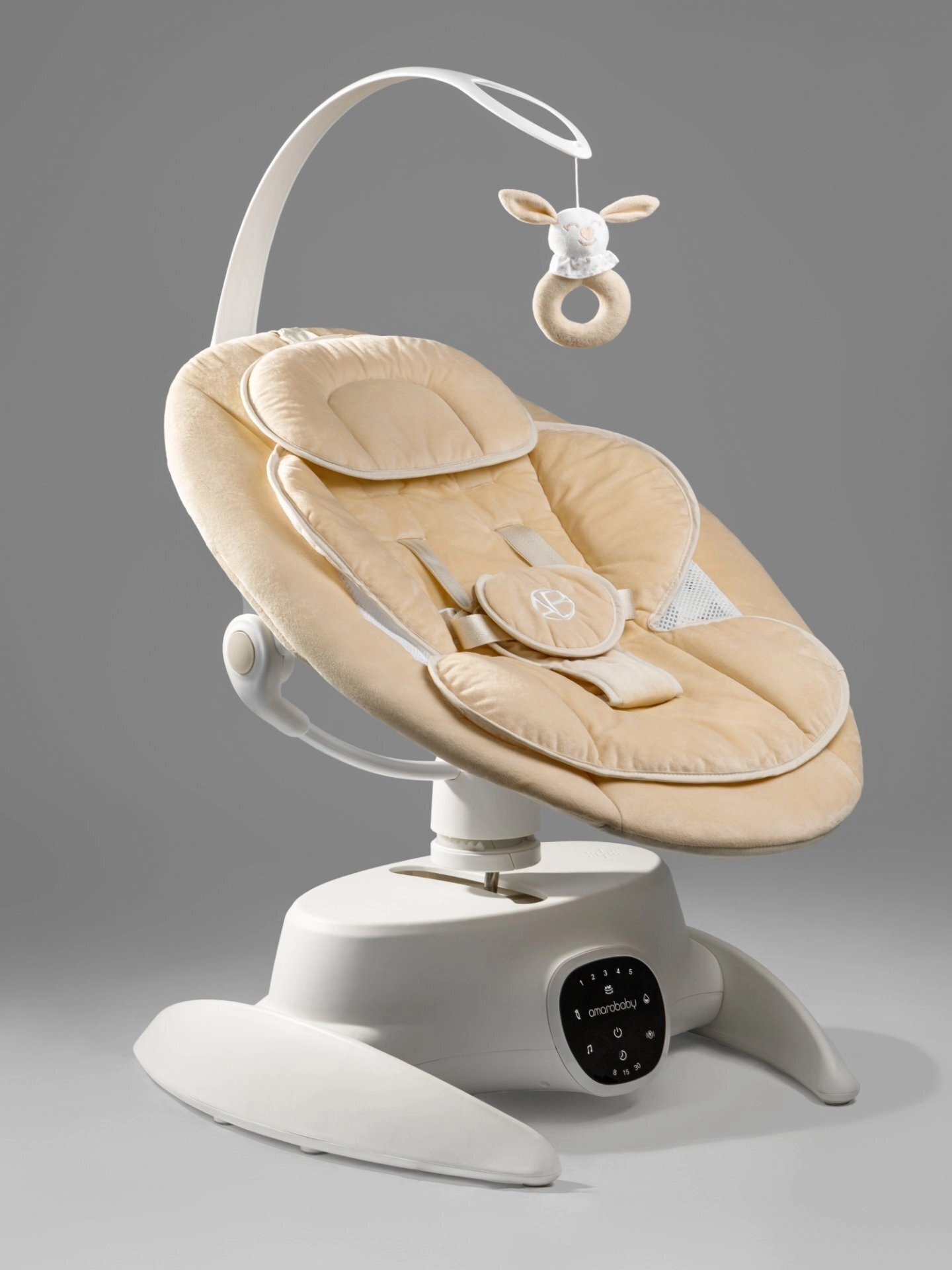 Электрокачели Amarobaby Smart swing (бежевый)