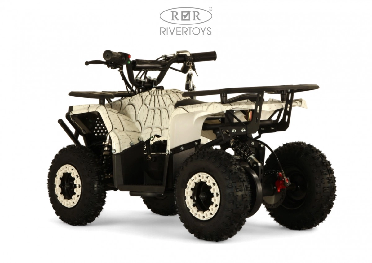 Детский электроквадроцикл RiverToys MIKA белый Spider 1br0cdh8dlpu5w8t39a3qya10d60l85m