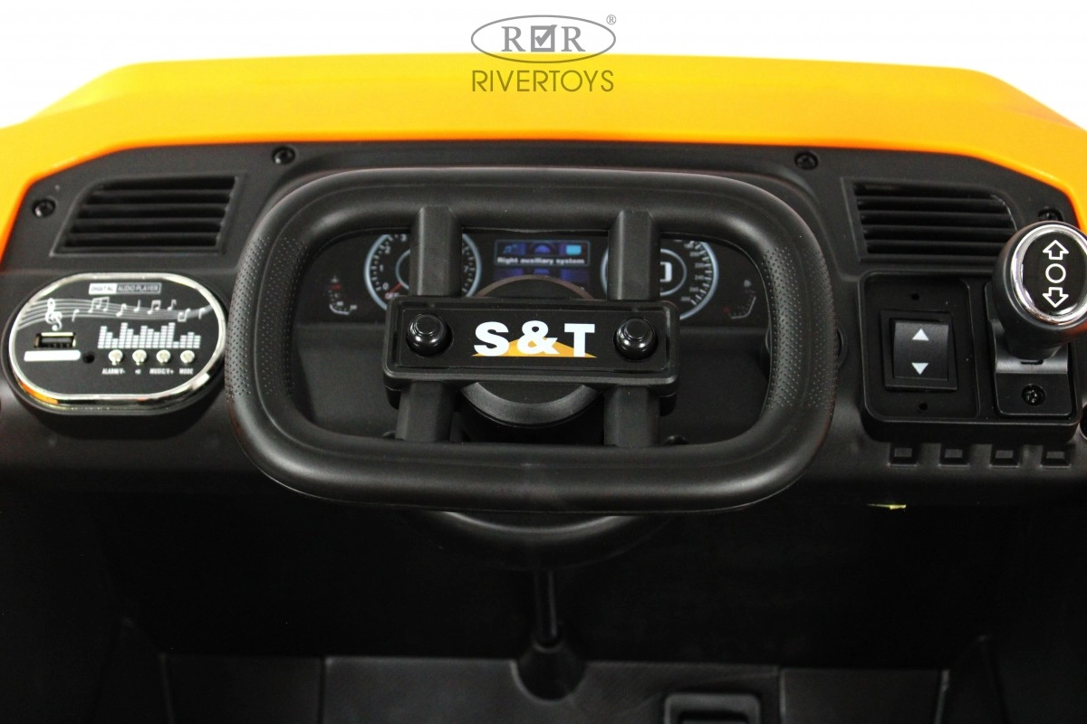 Детский электромобиль RiverToys K555PX оранжевый 2l663p7nw2flmqrrsarcxjm7wpup67gc