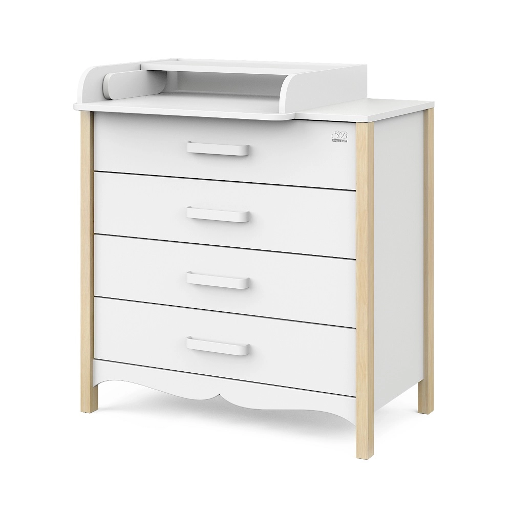 Пеленальный комод Sweet Baby Maestro Белый/Натуральный 108135278-pelenalnii-komod-sweet-baby-maestro-beliinaturalnii