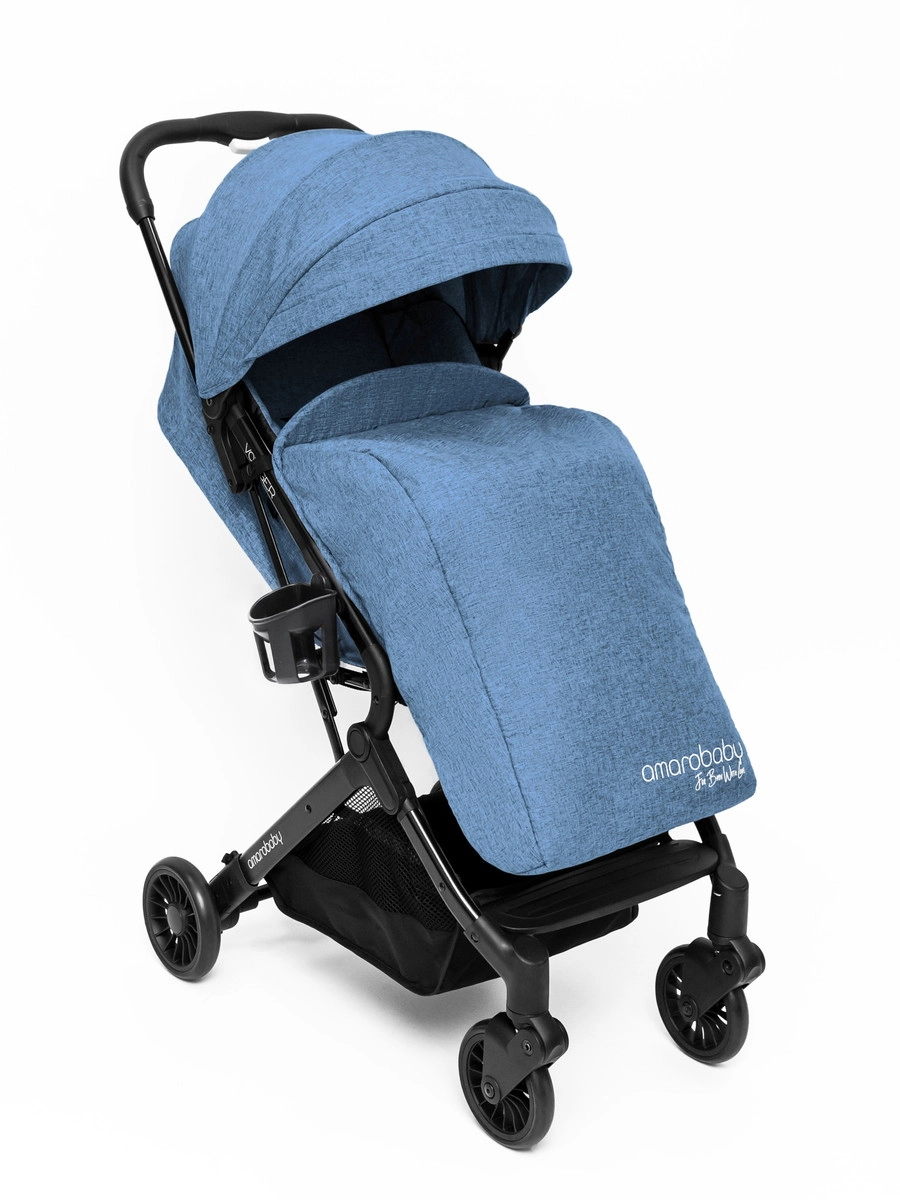 Прогулочная коляска Amarobaby Voyager Синий i80qex12o5tk7cmeucnbztg4r7wweugp