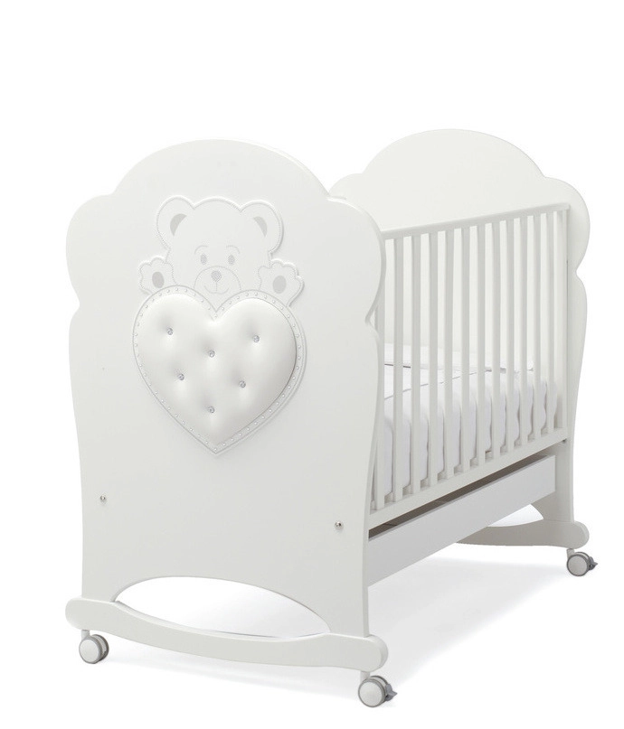 Детская кроватка Erbesi Elite белый 5a66289e9cbca75db5ad3c4641ed9a30