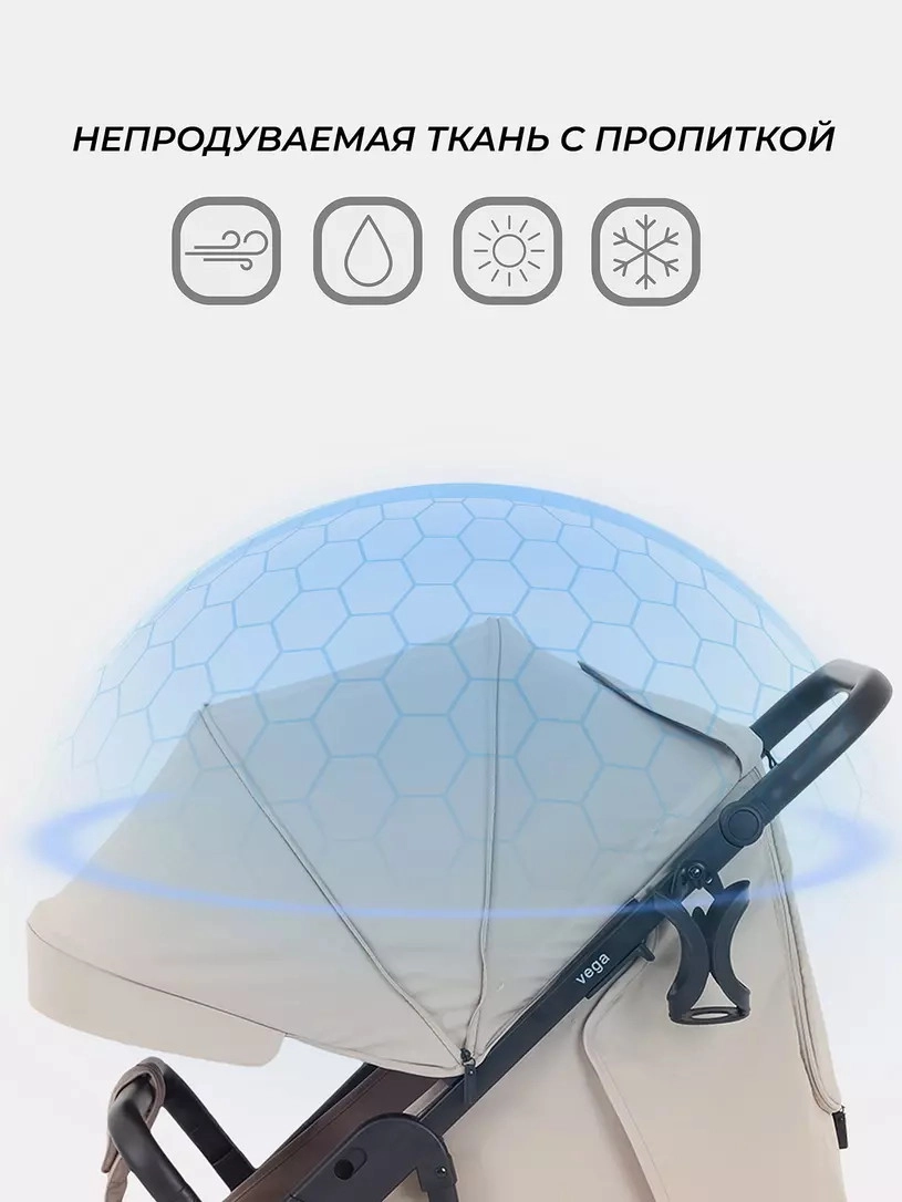 Детская прогулочная коляска Rant basic Vega RA105 Beige 2024 9zivhhidr75071foeftb0kvgs7uwzuia