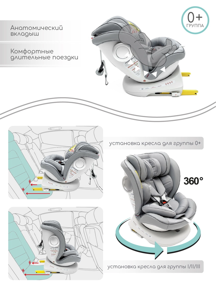 Автокресло Amarobaby CHAMPION, Isofix Серый fvv35qwfw6rt73zrxxcxzvyo88ica9bh