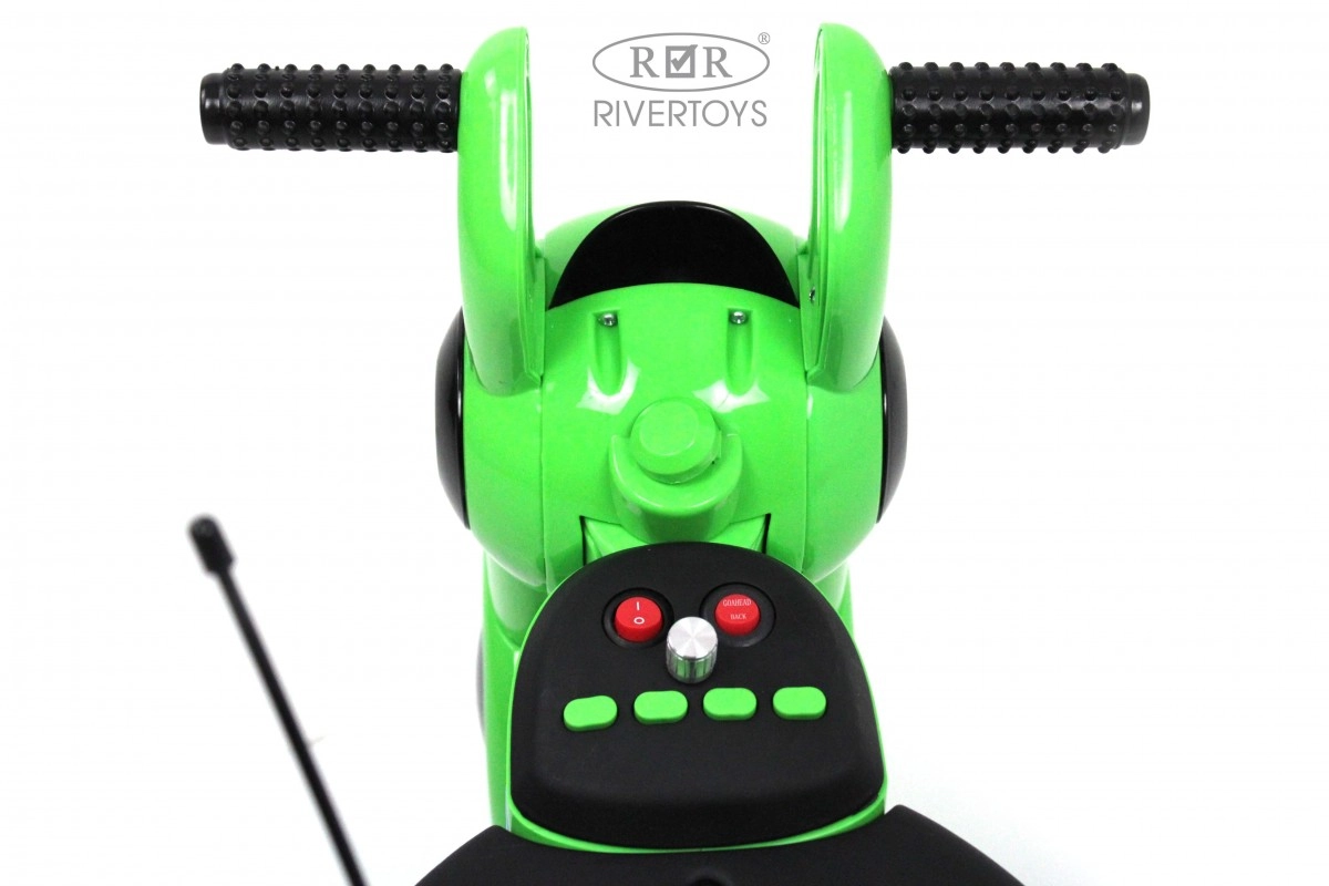 Детский электромотоцикл RiverToys Мoto HL300 зеленый 5bgwvc6rth11dhzvebb4819uq0s5l5ky