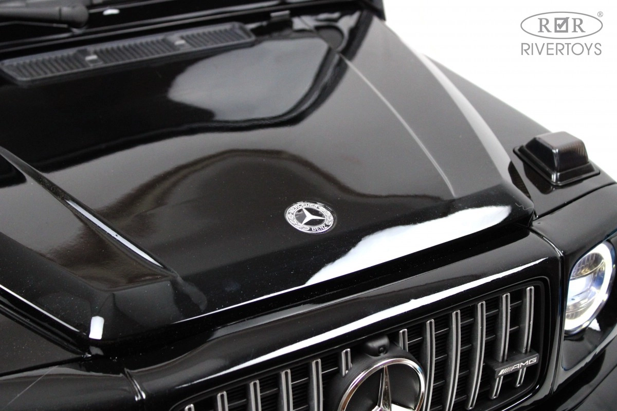 Детский электромобиль RiverToys Mercedes-AMG G63 K999KK черный глянец 9lh19lvs37uef9zzpn3hxa53b5ugeiww