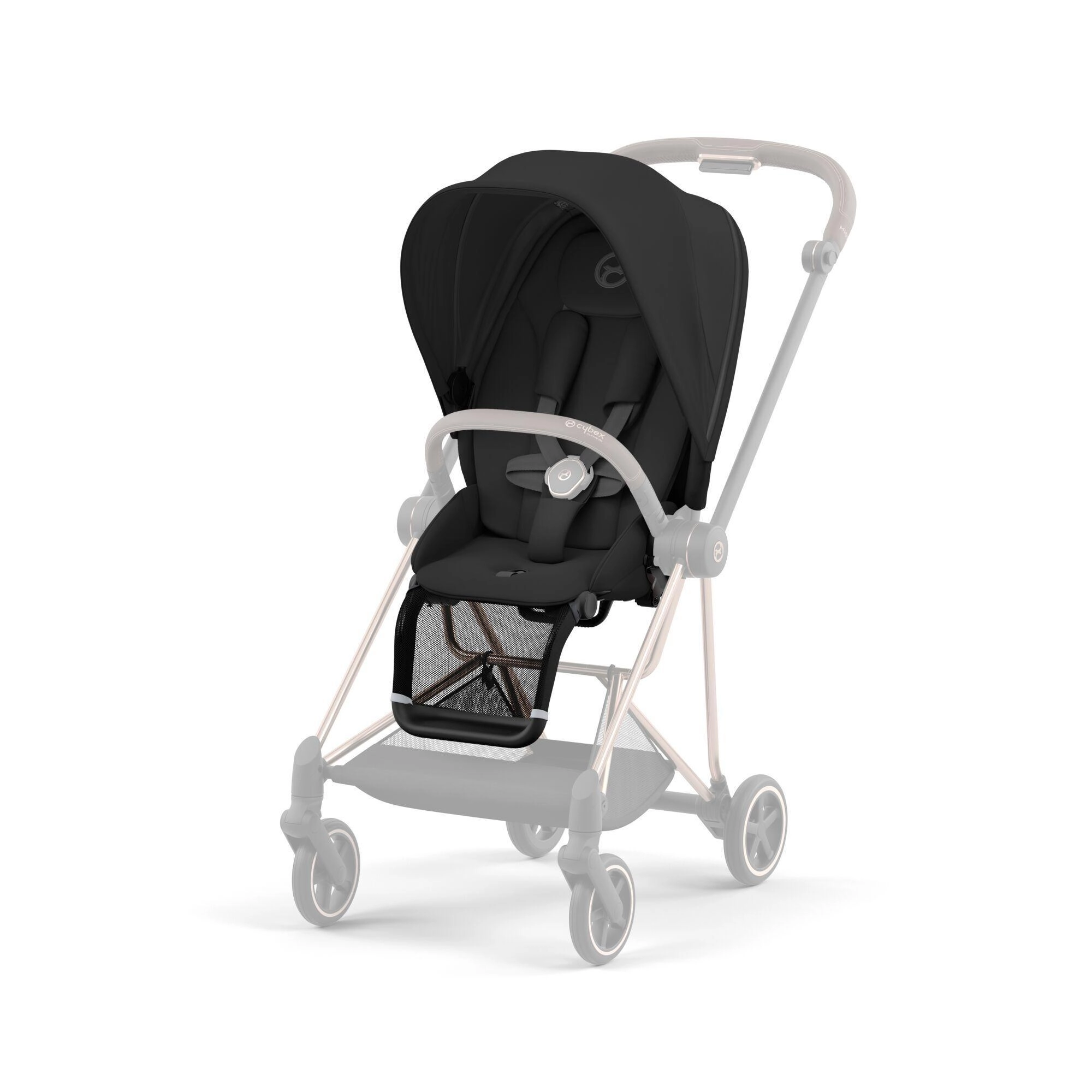Cybex Mios V3 прогулочная коляска Sepia Black, Rose Gold доп5