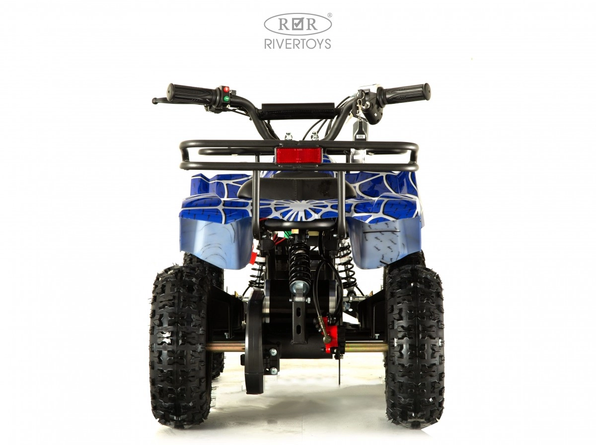 Детский электроквадроцикл RiverToys TIKI синий спайдер c57gck27zhxdp9825mift1gnejqg4cm4