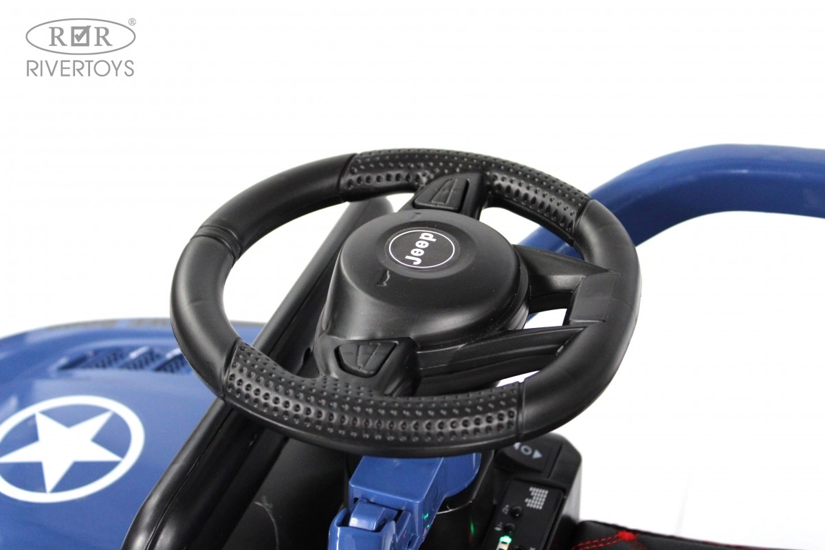 Детский электромобиль RiverToys G003GG синий f9vwta89lhh5gykvk5ib8a3cenb8jnjw