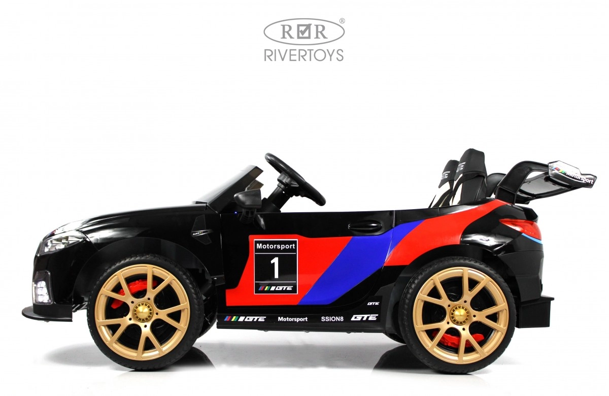 Детский электромобиль RiverToys F555FF черный глянец o7elzmt8db6045pq4ajieb7wm5a8dtkh
