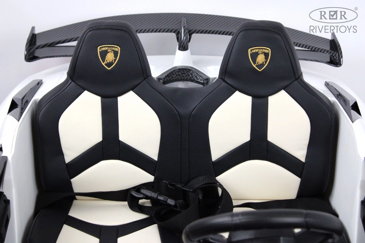 Детский электромобиль RiverToys Lamborghini Aventador SVJ A111MP белый kdwshf1ty86o8e4ruubsii4xjz1pbp1h
