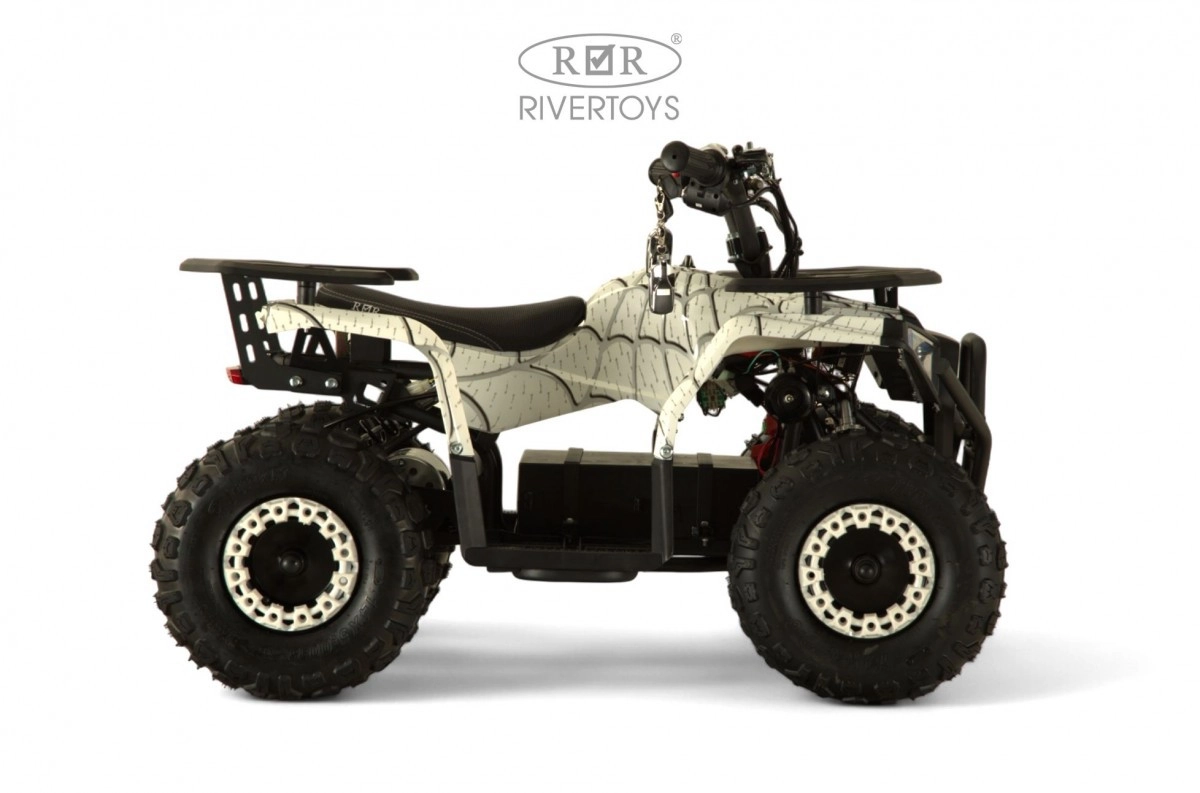 Детский электроквадроцикл RiverToys MIKA LUX белый Spider 3kvv63gl3kcm6d9v54xmphgb7bbdniwr