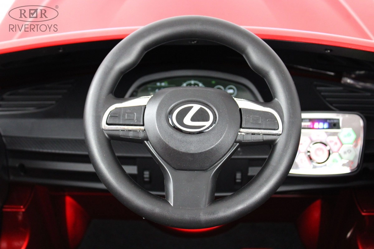Детский электромобиль RiverToys Lexus 570 E555EE красный глянец ekwm62y7nzg3zxwvqlafqju96hbl03ty
