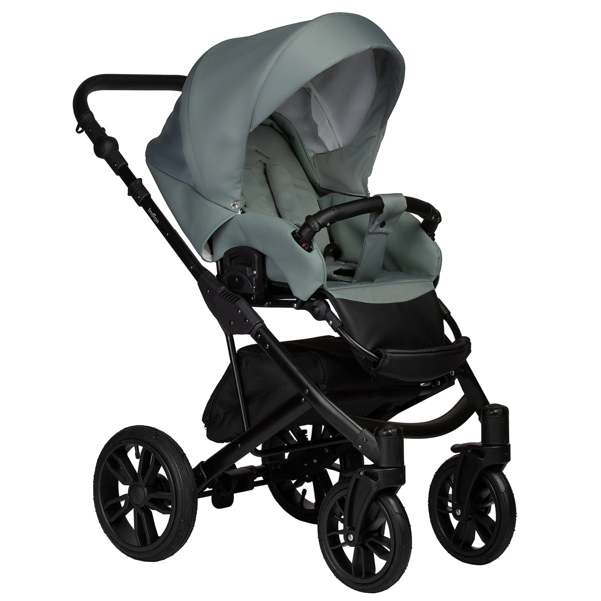 Детская коляска Indigo Mio S 2 в 1 07 шалфей кожа+шалфей vau8isoz7ross50hpotjq3v7fvv6xei2