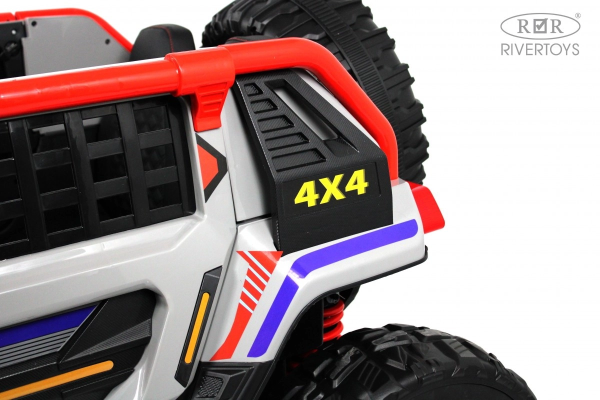 Детский электромобиль RiverToys K007AM серый 6r6khnqr1tels1cmgewyoljm6o8rvsyd