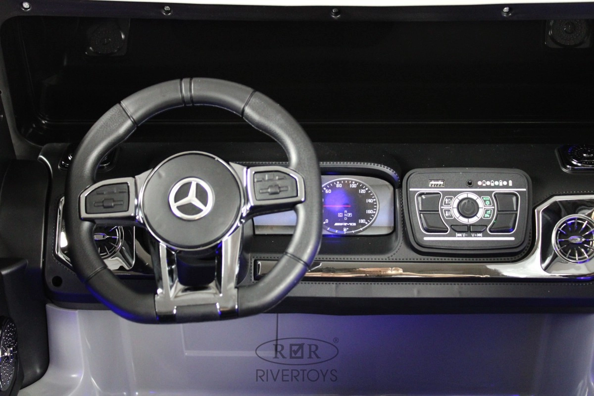 Детский электромобиль RiverToys Mercedes-AMG G63 G111GG, 24V серый pqjb1gf169jxaf2ljury2l111vv8gm72