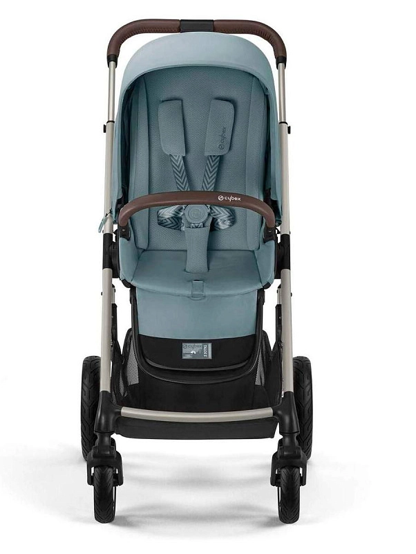 Прогулочная коляска Cybex Talos S Lux TPE Stormy Blue с дождевиком1