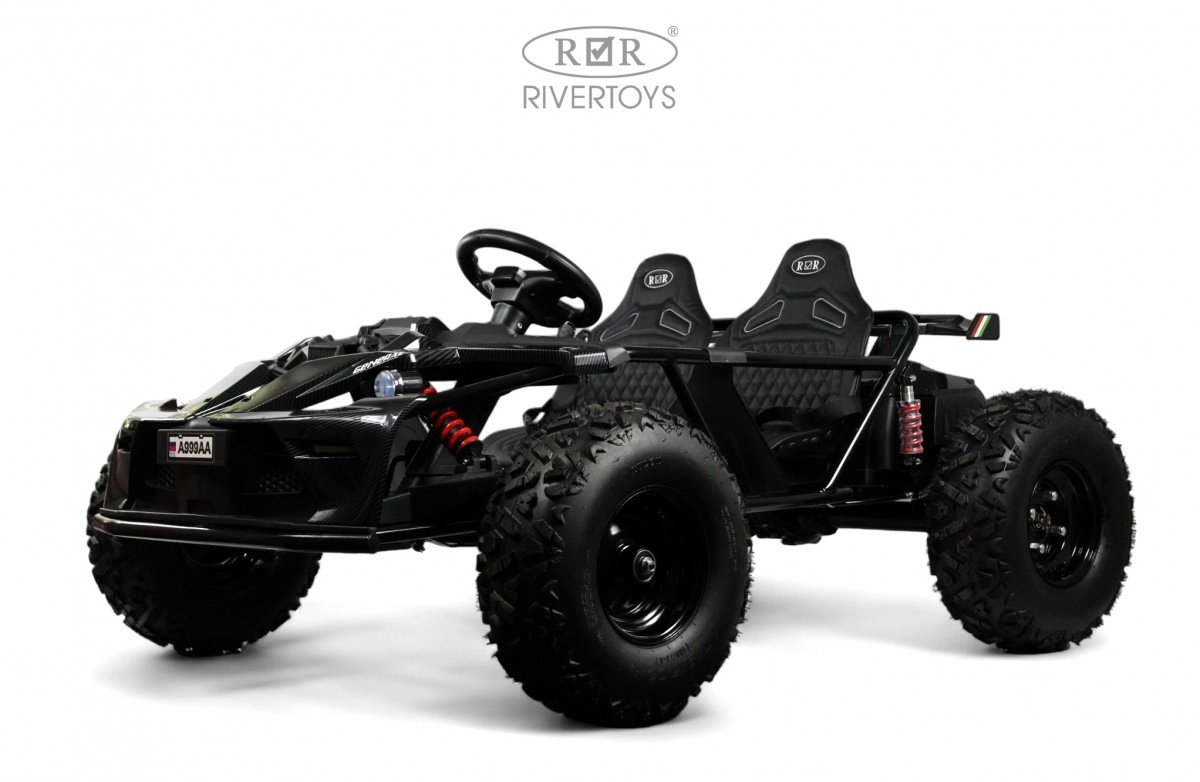 Детский электромобиль багги RiverToys A999AA черный p0zckmklcrnvsefaelwufff4a49cwwfu