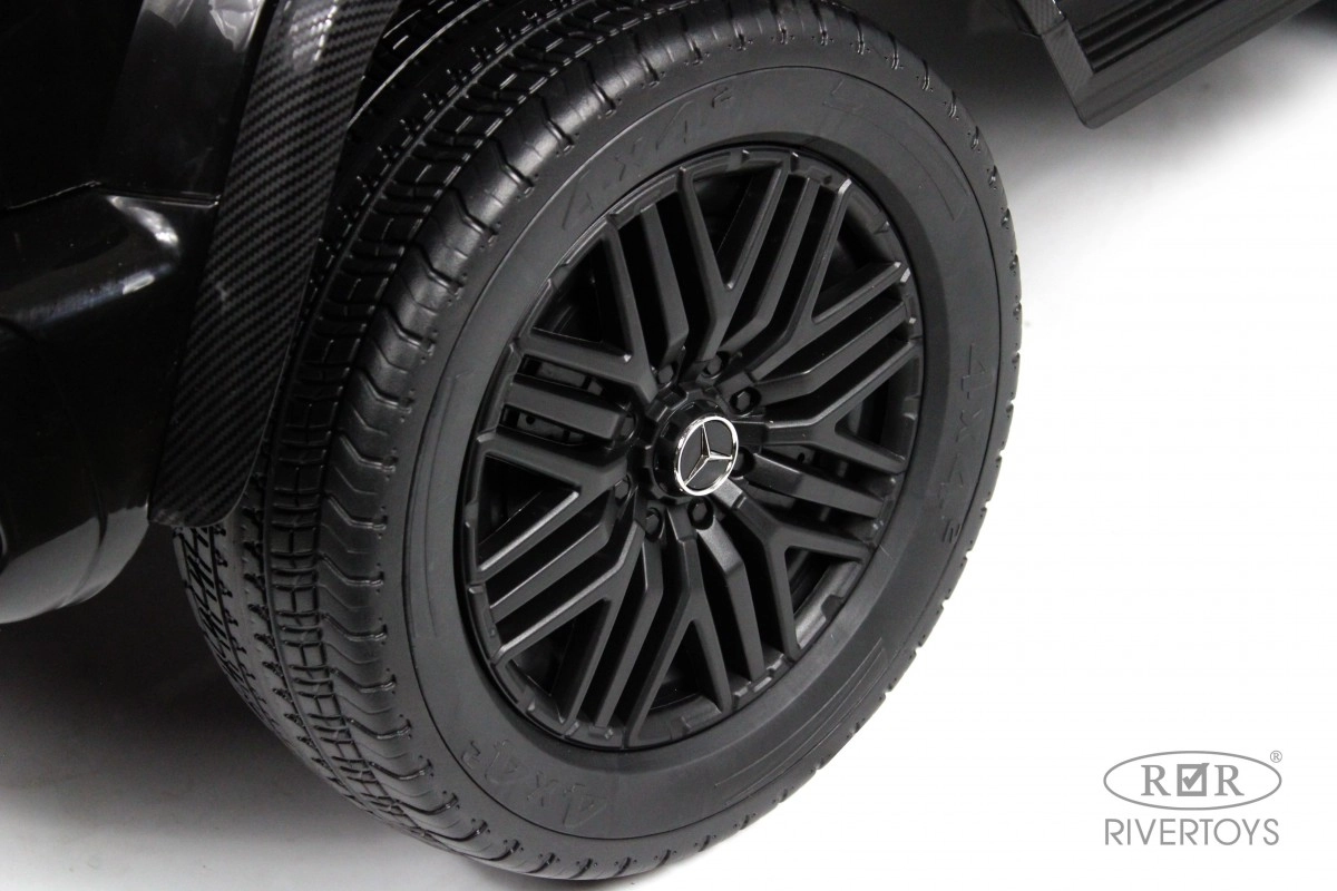 Детский электромобиль RiverToys Mercedes Benz G63 Y777YY черный 2j17liu1bhhcvn6u14noug6u9wnhrmtv