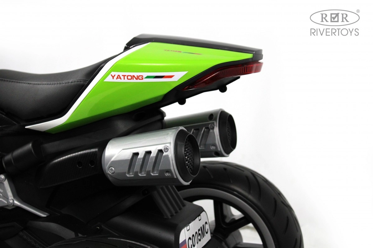Детский электромотоцикл RiverToys C005MC серый wema8x7cqefg1p2o2yasz24brnvesdb9
