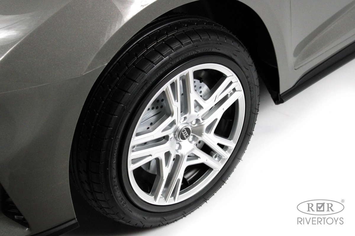 Детский электромобиль RiverToys AUDI R8 M333MM серый dl8kq9yx0fhutxgk9xl1xmfmbcyhbf2j
