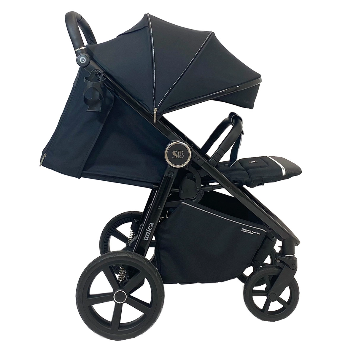 Прогулочная коляска Sweet Baby Unica Black 4co12go08b88w7d9ktyx0hi94fq8gf2r