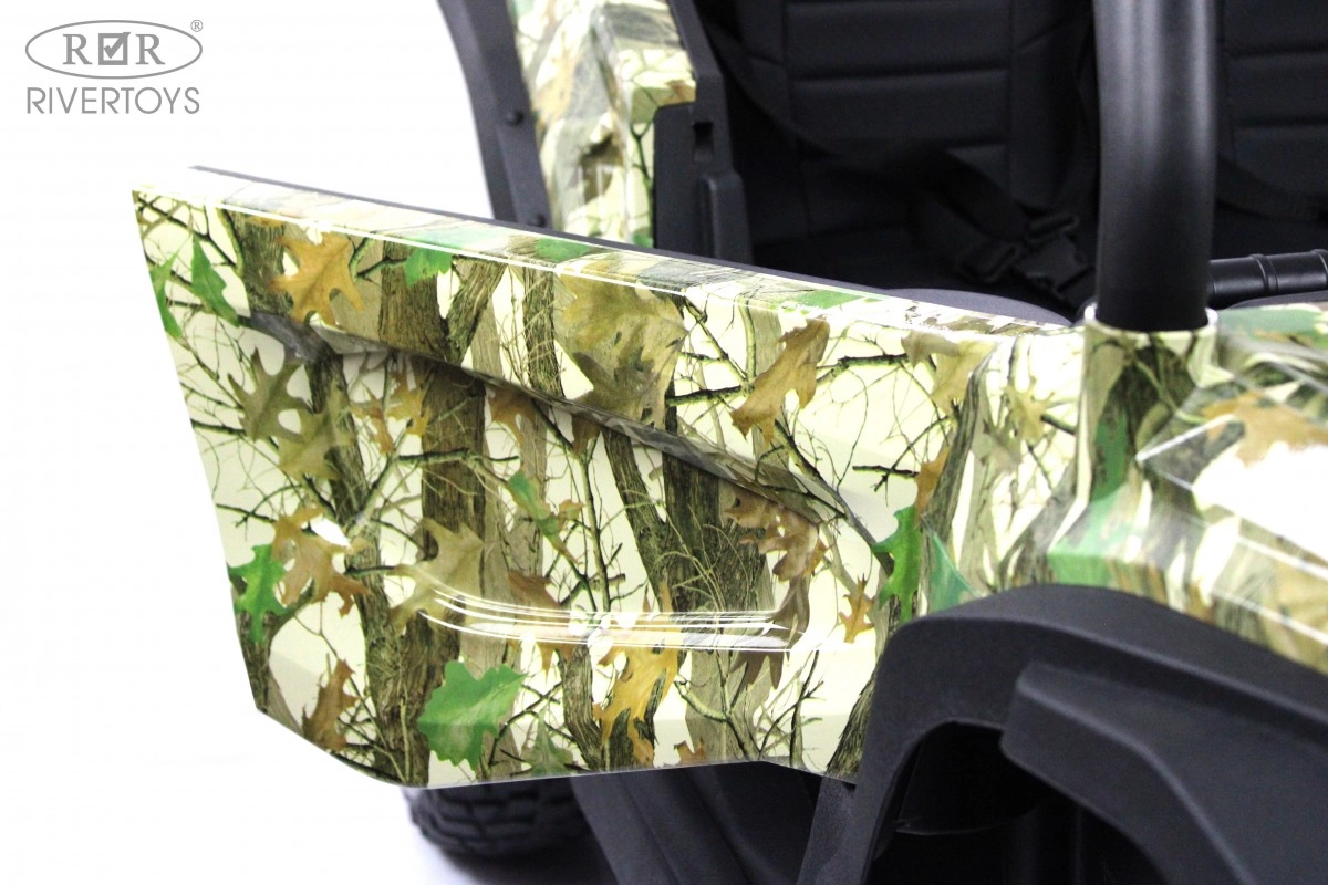 Детский электромобиль RiverToys Buggy P333PP зеленый камуфляж 2319t30x837itpebevbixkx19ouyi894