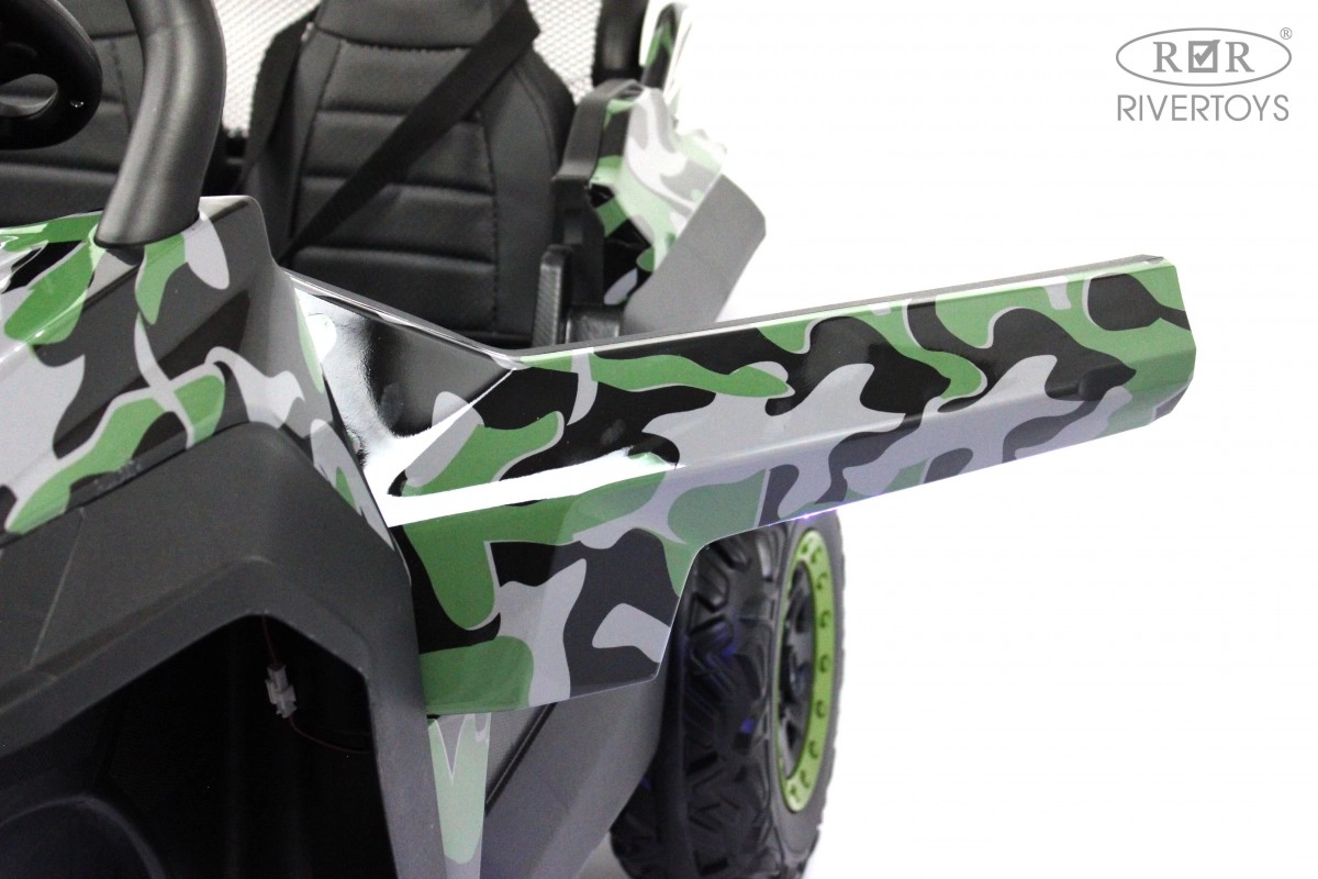 Детский электромобиль RiverToys T777TT 4WD зеленый камуфляж 1jnkaa3yfneo55wapycrcvj52ar5lgnc